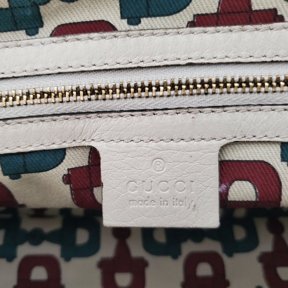 Large Gucci Guccissima Signoria Tote - Picture 10 of 16